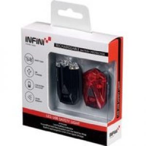 Infini Lava Twin Pack Micro Usb Front And Rear Lights
