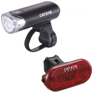 Cateye El135/Ld155 Bike Light Set