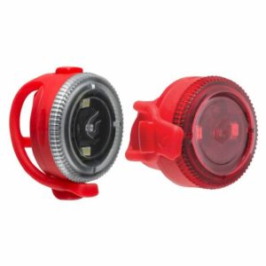 Blackburn Click Front & Rear Bike Light Set - Red / Light Set / Non-Rechargeable