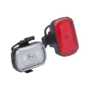 Blackburn Click USB Rechargeable Bike Light Set - Black / Light Set / Rechargeable