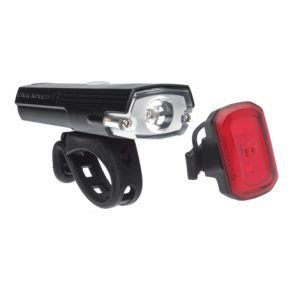 Blackburn DayBlazer 400 & Click USB Rechargable Bike Light Set - Black / Light Set / Rechargeable