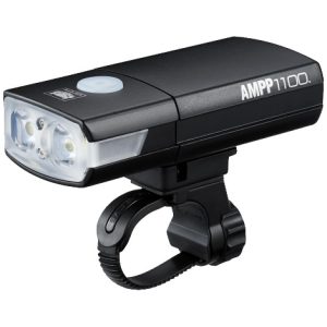 Cateye AMPP 1100 USB Rechargeable Front Light - Black / Front / Rechargeable