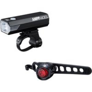 Cateye AMPP 400 & ORB USB Rechargeable Light Set