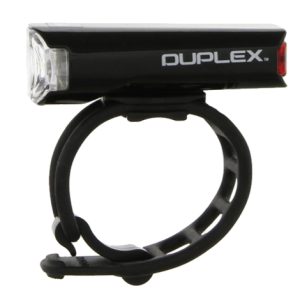Cateye Duplex Front / Rear Helmet Light - Black / Both / Non-Rechargeable
