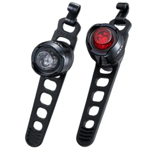 Cateye Orb Bike Light Set - Black / Light Set / Non-Rechargeable