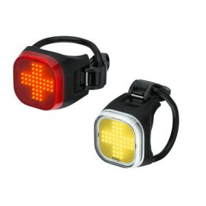 Knog Blinder Mini Cross Twinpack Rechargeable Light Set - Black / Light Set / Rechargeable