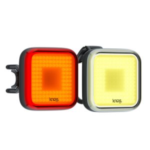 Knog Blinder Square Rechargeable Bike Light Set - Black / Light Set / Rechargeable
