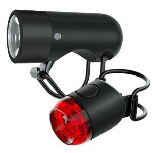 Knog Plug Twinpack Rechargeable Bike Light Set - Black / Light Set / Rechargeable