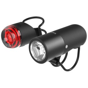 Knog Plugger Rechargeable Bike Light Set - Black / Light Set / Rechargeable