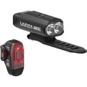 Lezyne Micro Drive 600XL/KTV Pro USB Rechargeable Light Set