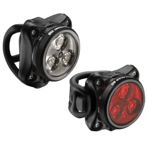 Lezyne Zecto Drive 250/80 Rechargeable Bike Light Set  - Black / Light Set / Rechargeable