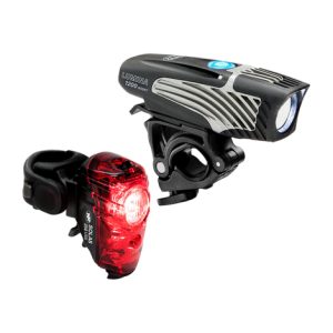NITERIDER Lumina 1200 Boost / Solas 250 Bike Light Set - Black / Rechargeable / Light Set