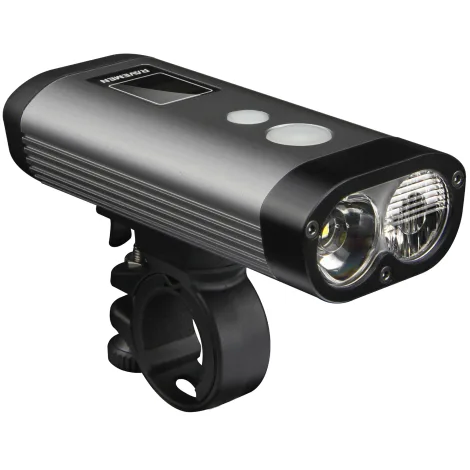 Ravemen PR1200 Rechargeable Front Light - Silver / Front