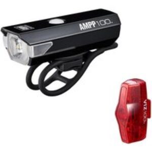 Cateye AMPP 100 & ViZ 100 Bike Light Set