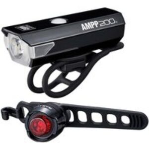 Cateye AMPP 200 & ORB RC Bike Light Set