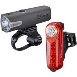 Cateye Sync Core & Kinetic Front & Rear USB Rechargeable Bike Light Set