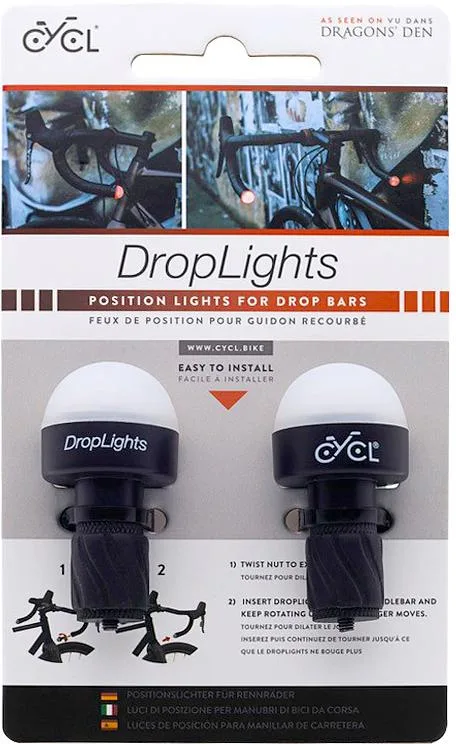 Winglights Droplights Rear Bike Light Set