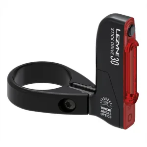 Lezyne Stick Drive Seat Clamp Rear Light 35.4mm - Red / Rear / Rechargeable / 35.4mm Seat Clamp