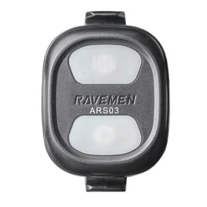 Ravemen ARS03 Wireless Remote Switch for LR1600 - Black / Front