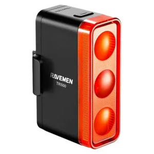 Ravemen TR500 USB Rechargeable Rear Light (500 Lumens) - Black / Rear