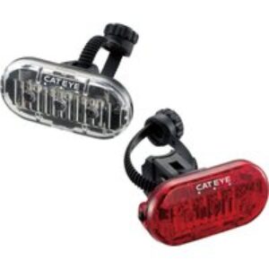 Cateye Omni 3 Front and Rear Bike Light Set