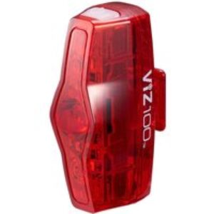 Cateye VIZ 100 Rear Light - Black/Red