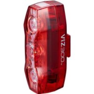 Cateye VIZ 300 Rear Light - Black/Red