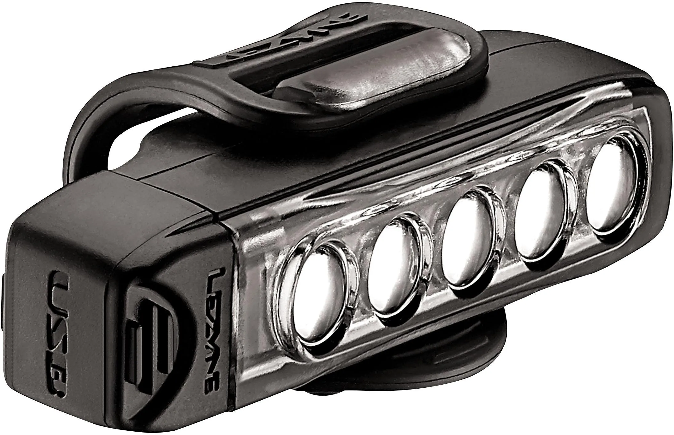 Lezyne - Strip Drive 400 Front  - Black