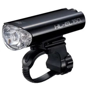 Cateye EL-160 LED Front Bike Light - Non-Rechargeable / Black / Front