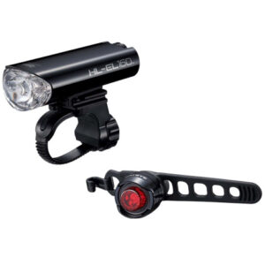 Cateye EL-160 Orb Bike Light Set - Black / Light Set / Non-Rechargeable