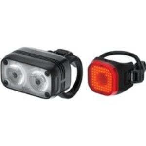 Knog Blinder 400 and Mini Square Light Set - Black