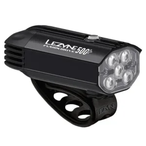 Lezyne Fusion Drive 500+ LED Front Bike Light - Black / Rechargeable / Front