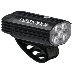 Lezyne Fusion Drive Pro 600+ Front Bike Light - Black / Front / Rechargeable