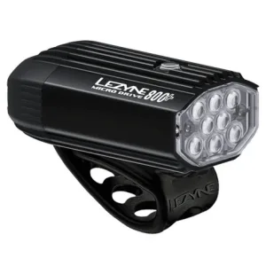 Lezyne Micro Drive 800+ LED Front Bike Light - Black / Front / Rechargeable