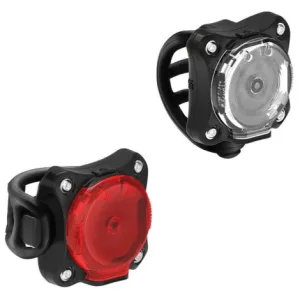 Lezyne Zecto Drive 250+ Zecto Drive 200+ Bike Lights Pair - Black / Light Set / Rechargeable