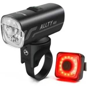 Magicshine Allty 400 and Seeme 20 Combo Bike Light Set  - Rechargeable / Black / Light Set