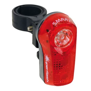Smart Superflash LED Rear Bicycle Light - Black / Red / Rear / Non-Rechargeable