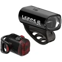 Lezyne Hecto 40L / Femto STVZO USB Light Set - Black