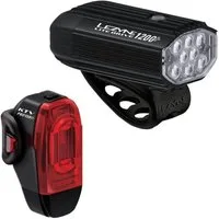 Lezyne Lite Drive 1200+ / KTV Drive Pro+ Light Set - Black