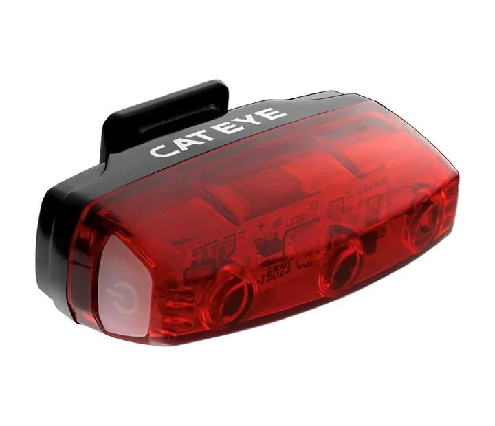 Cateye Rapid Micro USB Rechargeable Rear Light (15 Lumen) - Black