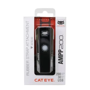 Cateye AMPP 200 Front Bike Light - Black