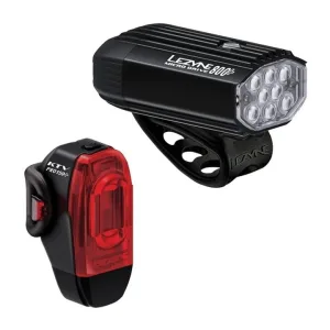 Lezyne Micro Drive 800+ / KTV Pro+ Pair - Black