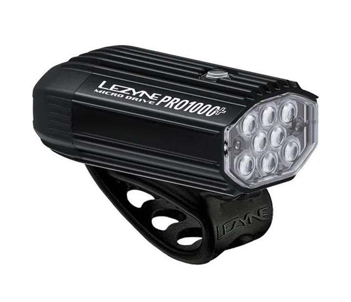 Lezyne Micro Drive Pro 1000+ Front - Black