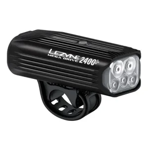 Lezyne Mega Drive 2400+ Front - Black