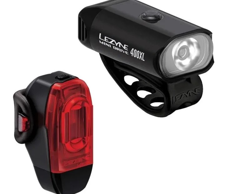 Lezyne Mini Drive 400XL / KTV Drive+ Pair - Black