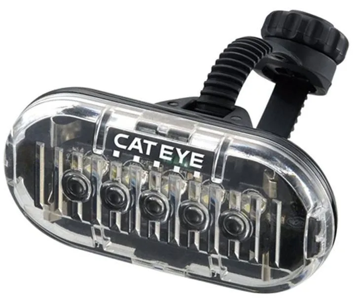 Cateye Omni 5 LED Front Light - Silver