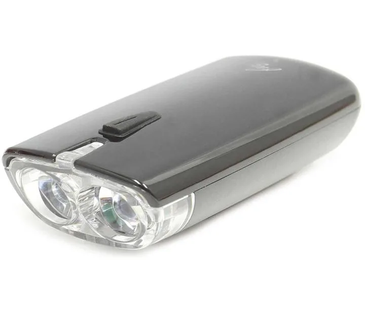 FWE Battery Front Light - 100 Lumen - Silver