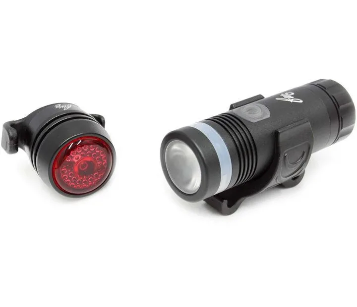FWE Rechargeable Light Set - 300/30 Lumen - Black