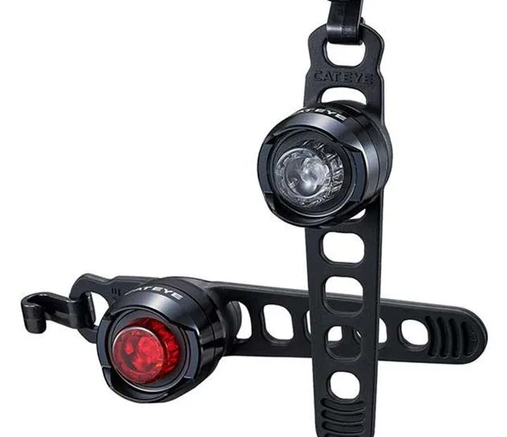 Cateye ORB Light Set - 10/5 Lumen - Black