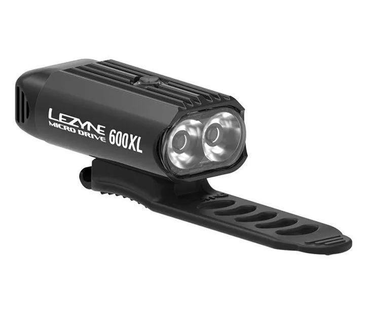 Lezyne Micro Drive 600XL Front Light - 600 Lumen - Black